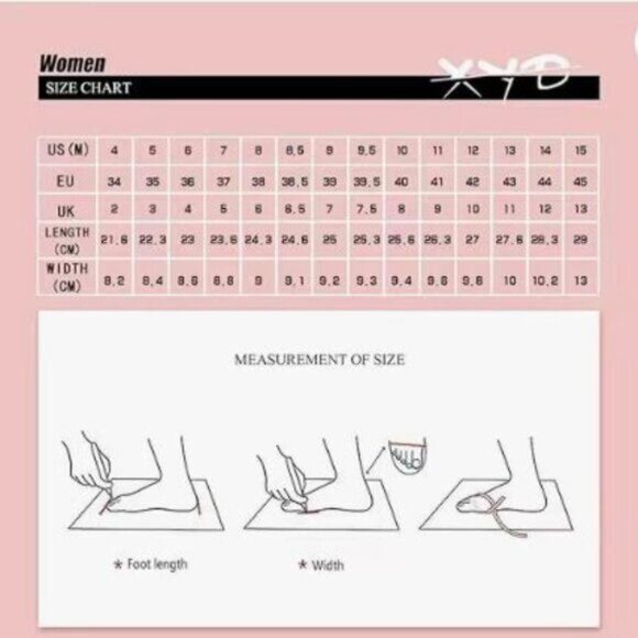 XYD Women Crystal Chain Strap Sandals Pointy Open Toe Stiletto Heels Red Shoes - Picture 7 of 7